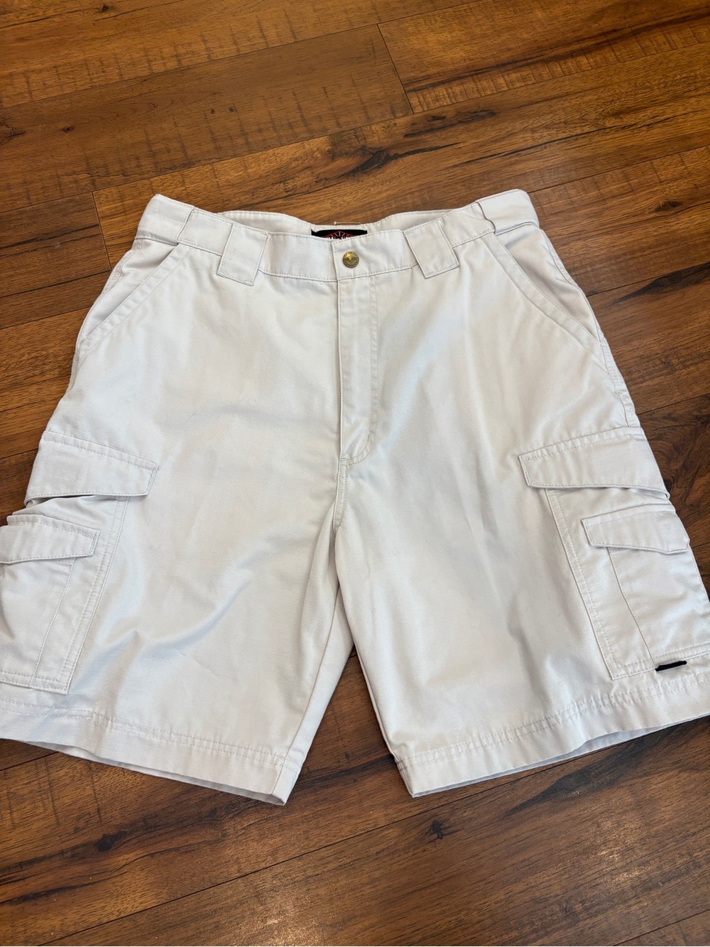 Tru-Spec Mens 34 Tactical Cargo Shorts Khaki Tan 24-7 Series Combat Work